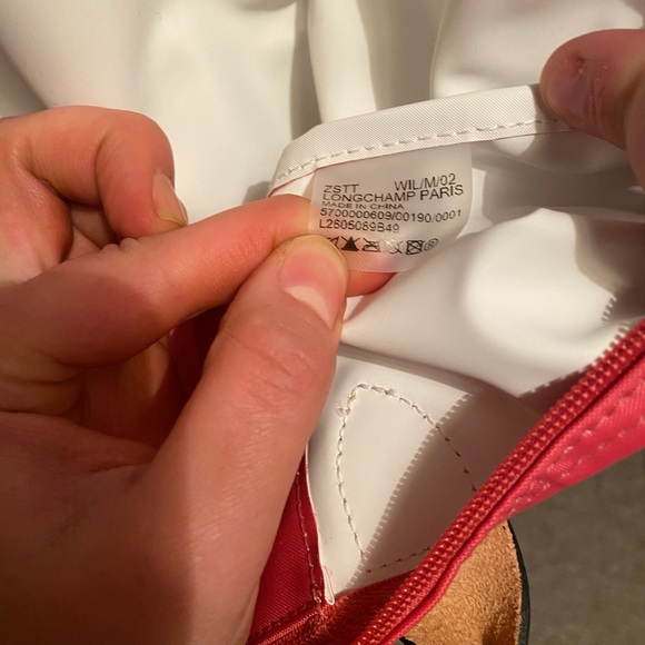 Pink Longchamp Le Pliage Tote - Picture 8 of 10